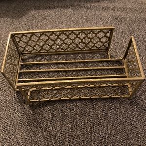 Gold napkin holder